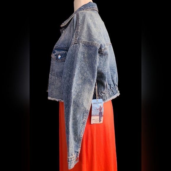 NWT Highway size L blue jean jacket - Picture 8 of 11